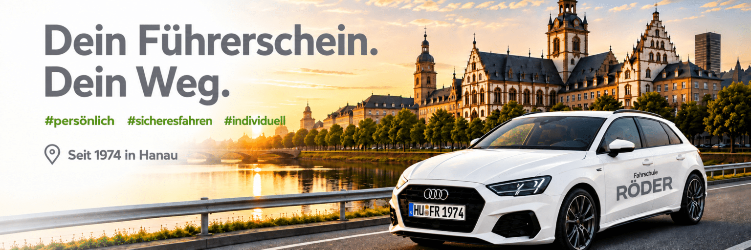 Dein Führerschein. Dein Weg. Fahrschule Röder