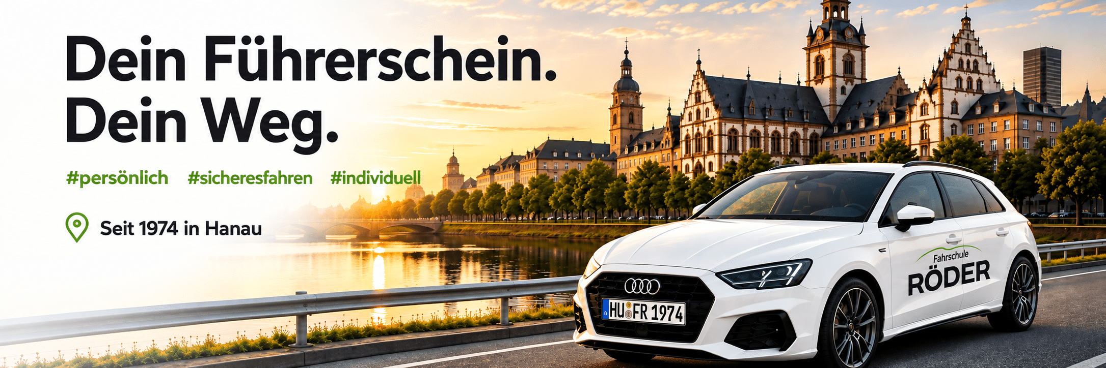 Dein Führerschein. Dein Weg. Fahrschule Röder